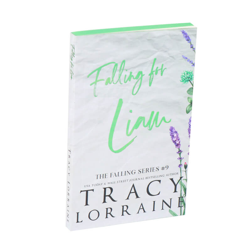 Softcover Novel Publishing Printing Foil on Cover and Sprayed Edges
