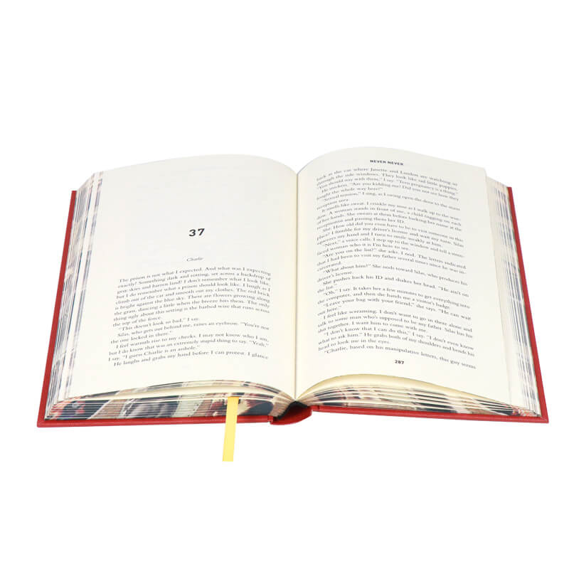 Create Gold Foil Hardcover with Sprayed Edges and Color Printed End Sheets