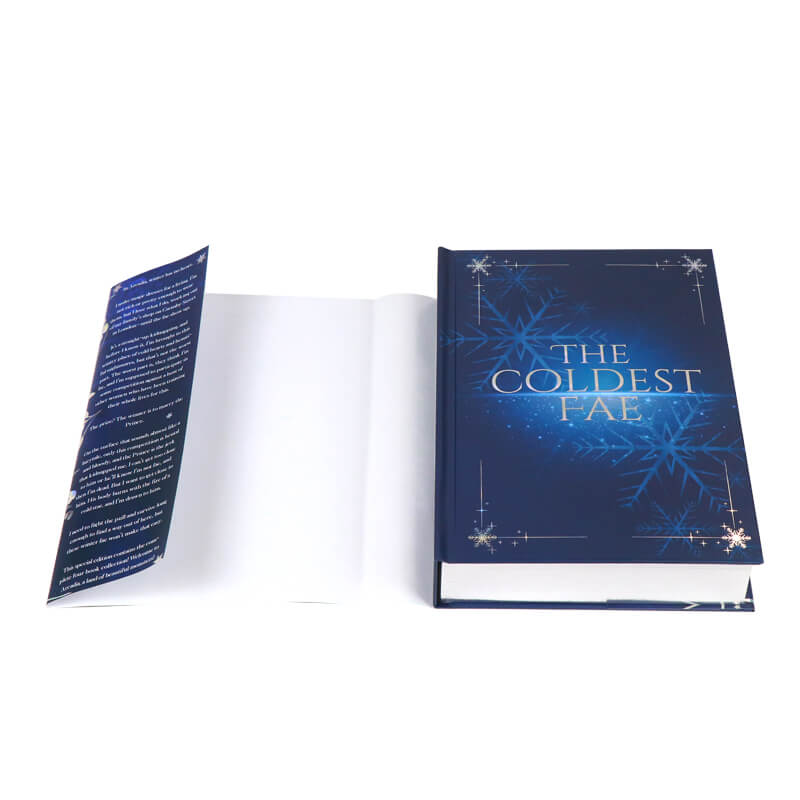 Hardcover Romance Book with Foil on Cover, Silver Foiled Edges and Dust Jackets