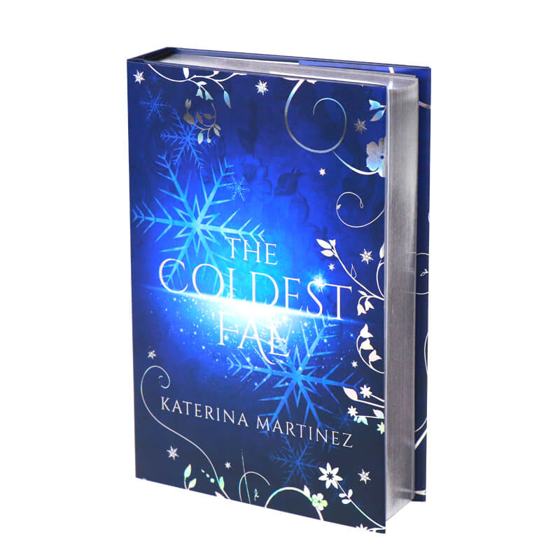 Hardcover Romance Book with Foil on Cover, Silver Foiled Edges and Dust Jackets