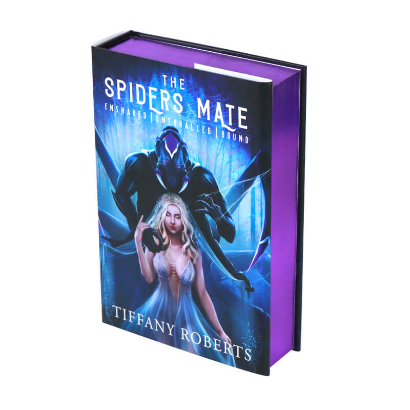 Hardcover Book with Foil Stamping on Dust Jackets and Stenciled Edges