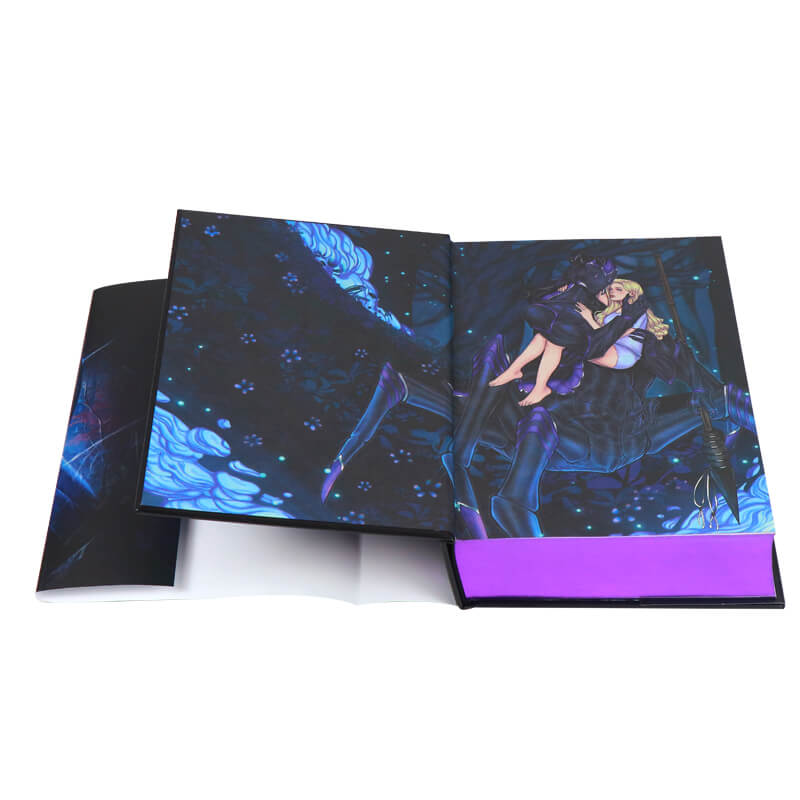 Hardcover Book with Foil Stamping on Dust Jackets and Stenciled Edges