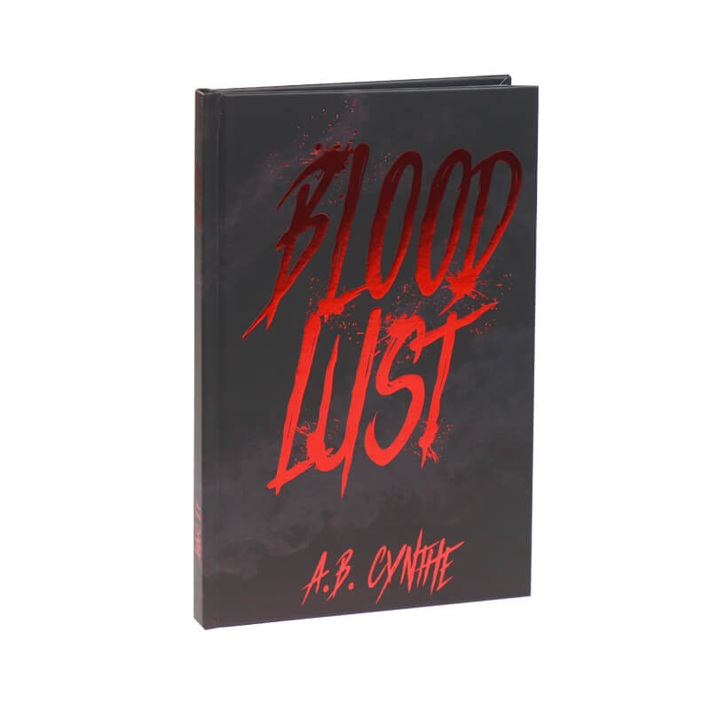 Special Edition Hardcover Novel with Endpapers, Foil on Cover and Sprayed Edges