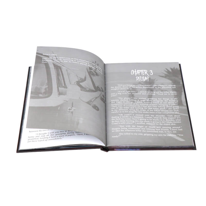 Special Edition Hardcover Novel with Endpapers, Foil on Cover and Sprayed Edges