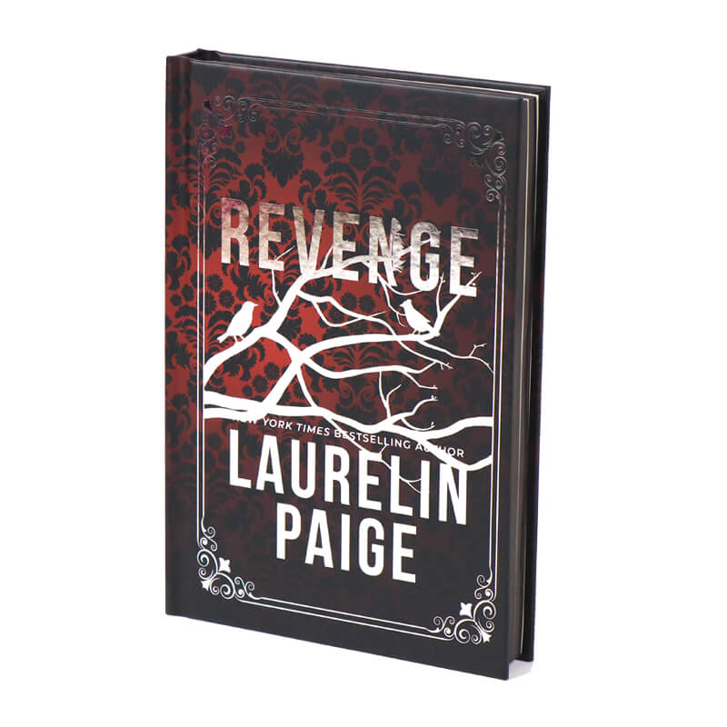 Hardcover Special Edition Novel with Silver Stamping on the Cover and Foiled Edges