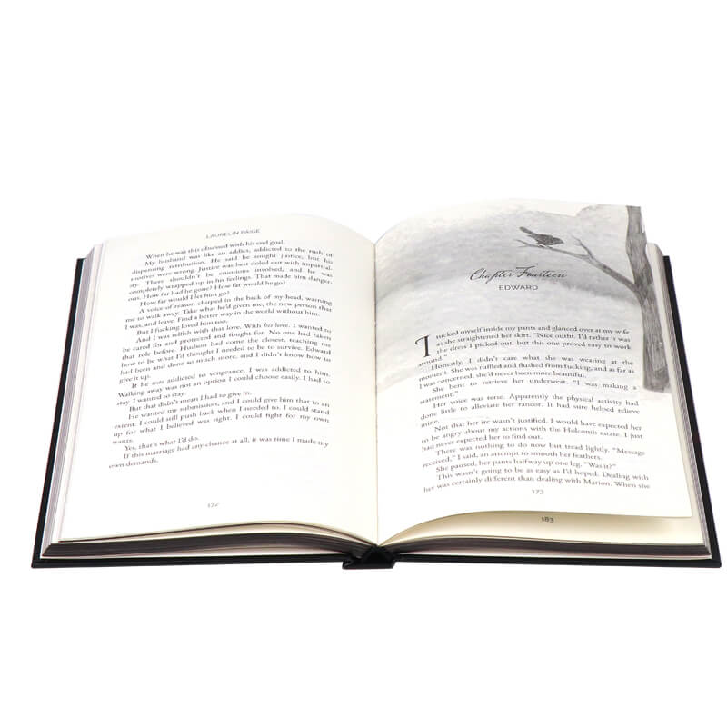 Hardcover Special Edition Novel with Silver Stamping on the Cover and Foiled Edges