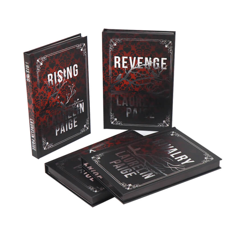 Hardcover Special Edition Novel with Silver Stamping on the Cover and Foiled Edges