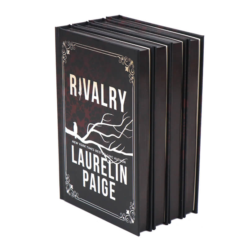 Hardcover Special Edition Novel with Silver Stamping on the Cover and Foiled Edges