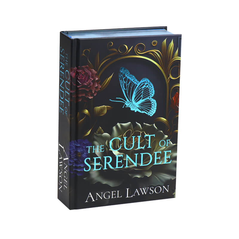Printed Teen Romance Books with Blue Foil on Cover and Foiled Edges