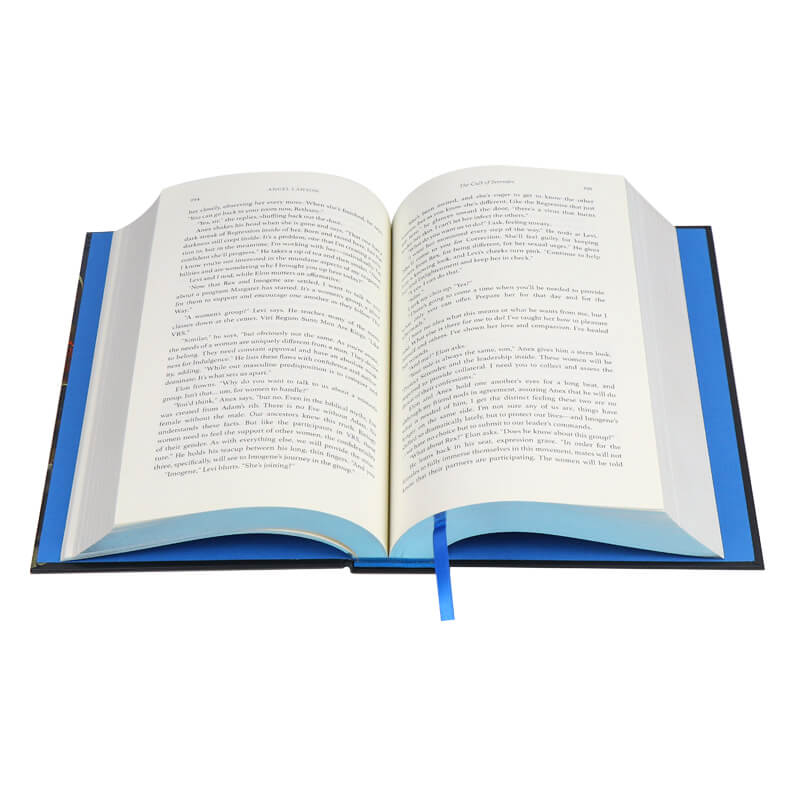 Printed Teen Romance Books with Blue Foil on Cover and Foiled Edges