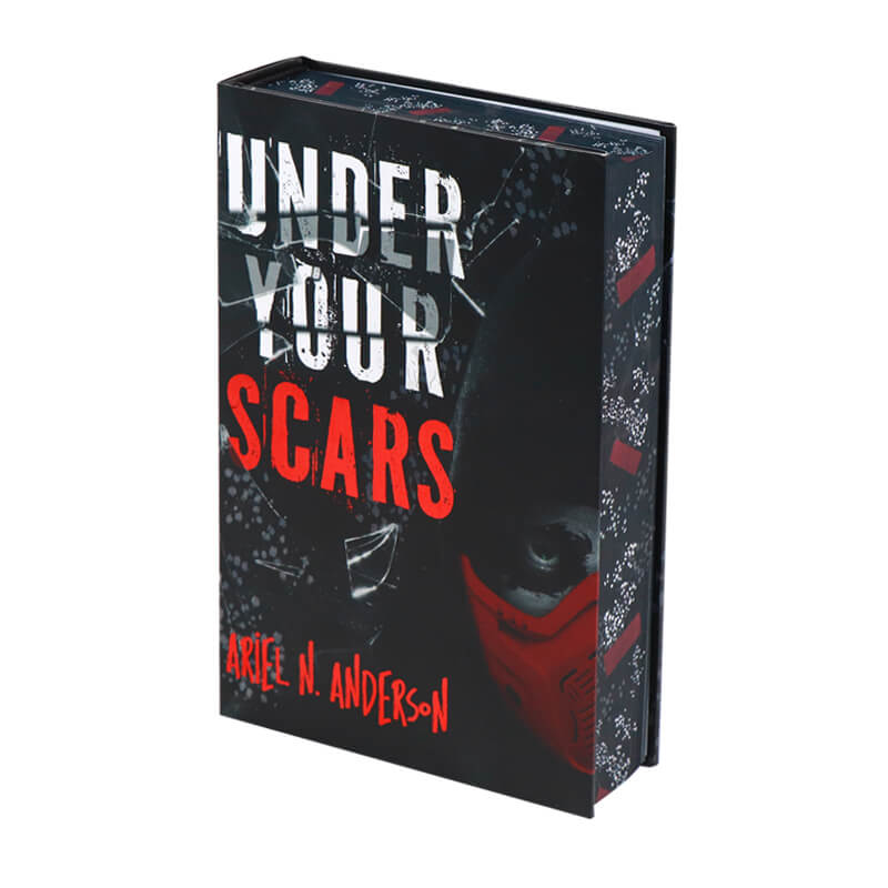 Thrillers and Suspense Fiction with Foil Dust Jackets and Sprayed Edges