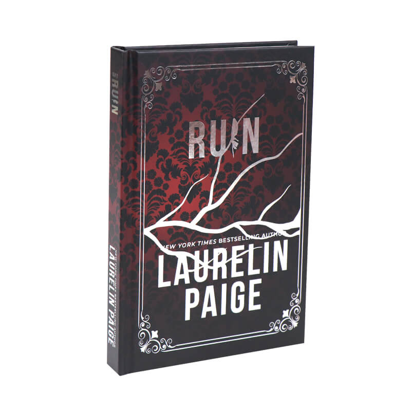 Publishing Hardback Novel Book Printing Foil on Cover and Sprayed Edges