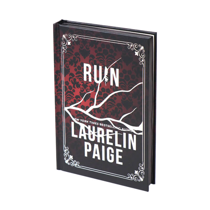 Publishing Hardback Novel Book Printing Foil on Cover and Sprayed Edges