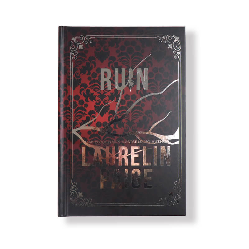 Publishing Hardback Novel Book Printing Foil on Cover and Sprayed Edges
