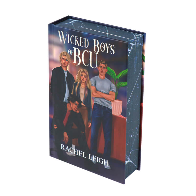 Custom Case Bound Book Printing with Sprayed Edges and End Papers