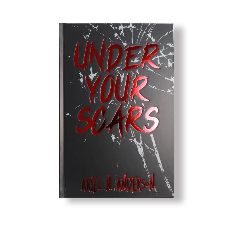 Foil Stamping Hardcover Book Printed with Full Color Sprayed Edges