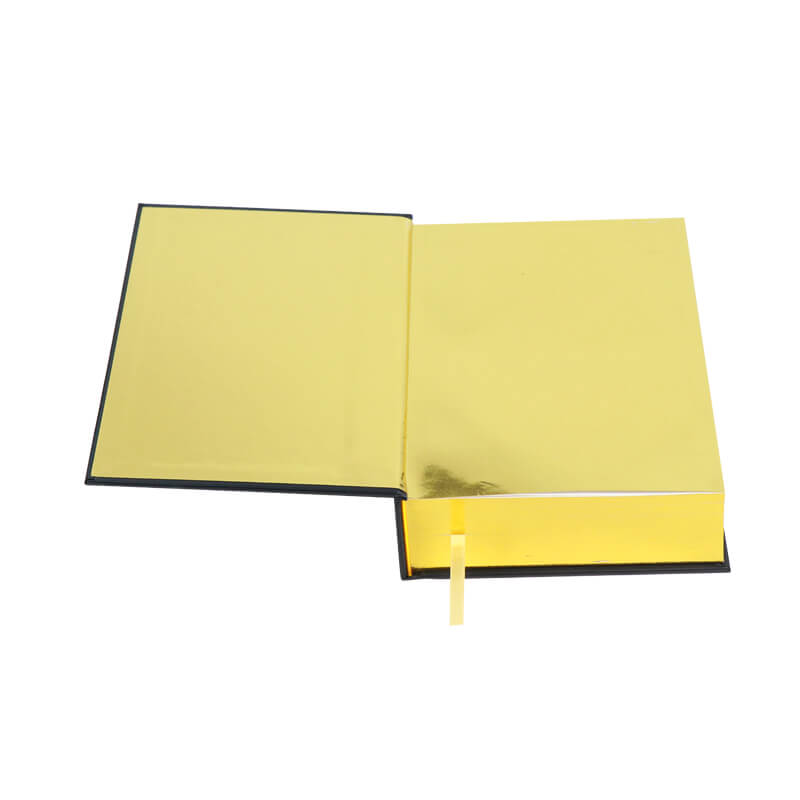 Gold Foil Hardcover Book with Gilded Edges and Gold Paper Endsheets