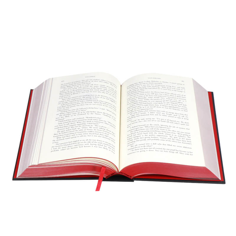 Printed Special Edition Book with Ribbon, Sprayed Edges and Foiling on Cover