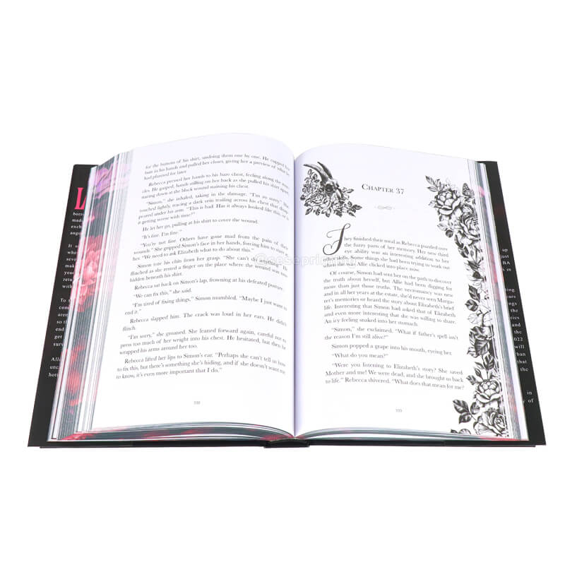 Hardcover Horror-Romance Erotic Novel with Foiling Cover and Dust Jackets