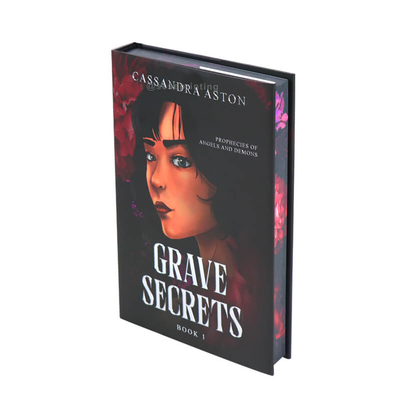 Hardcover Horror-Romance Erotic Novel with Foiling Cover and Dust Jackets