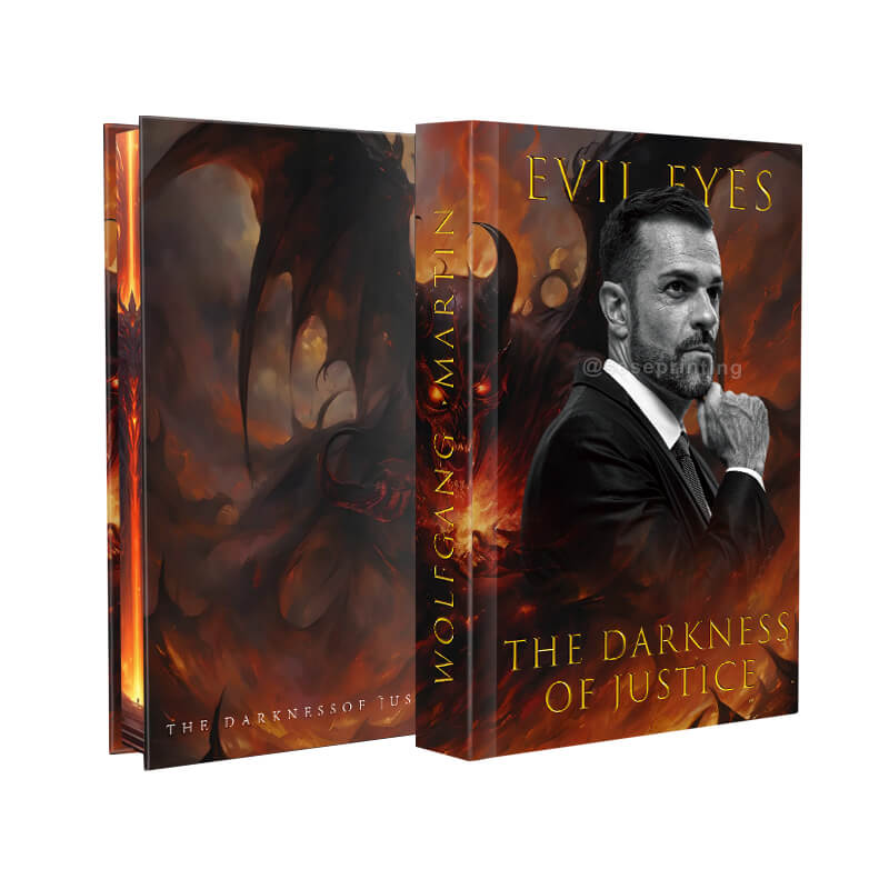 Self-Published Foil Hardcover Book with Full Color Stenciled Edges