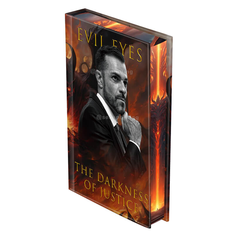 Self-Published Foil Hardcover Book with Full Color Stenciled Edges