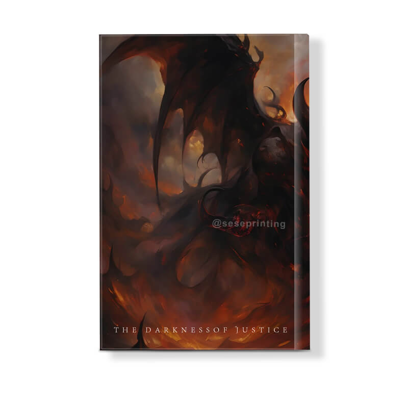 Self-Published Foil Hardcover Book with Full Color Stenciled Edges