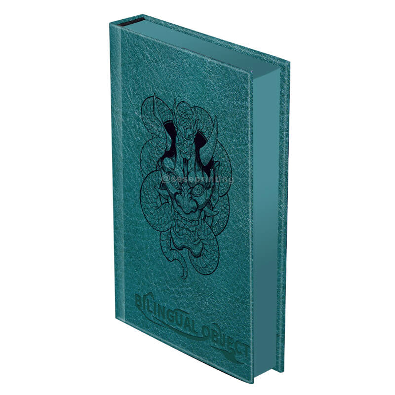 Four Books in a Series Printed Leather Hardcover Book with Sprayed Edges