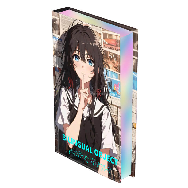 Sprayed Edges Novel Black and White Printing Foil Stamped Hardcover Book