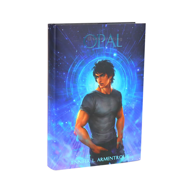 Hardcover Books with Holographic Foil Stamping on Cover and Sprayed Edges