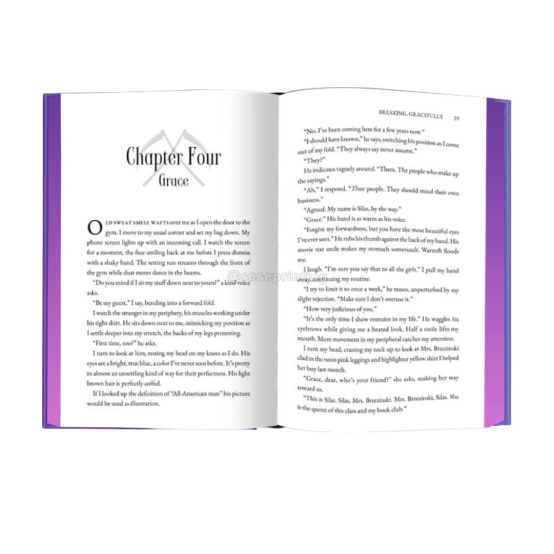 Hardcover Special Edition Book Printing with Foil Stamping on Cover and Sprayed Edges