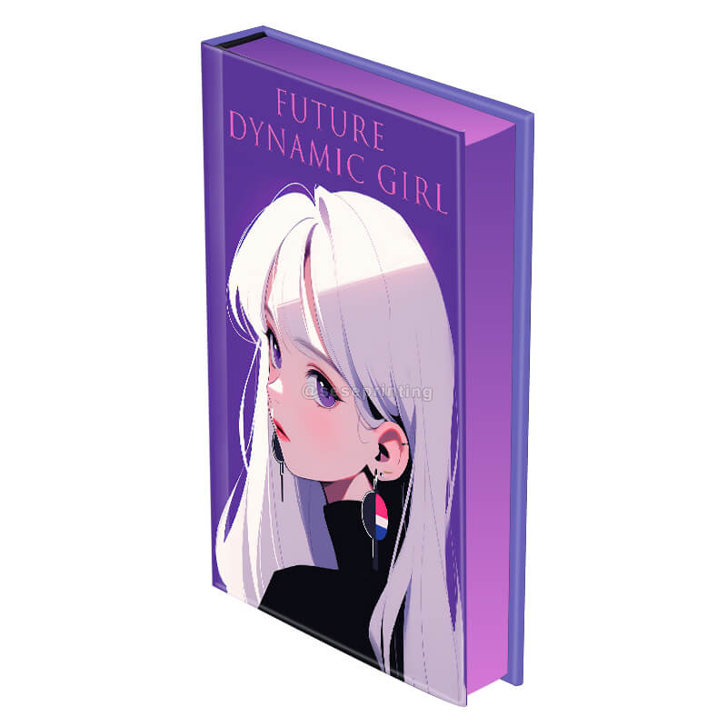 Hardcover Special Edition Book Printing with Foil Stamping on Cover and Sprayed Edges