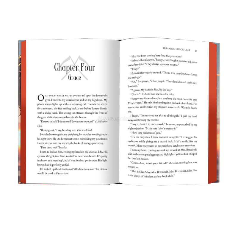 Foil Stamping Special Edition Hardback Book with Sprayed Edges