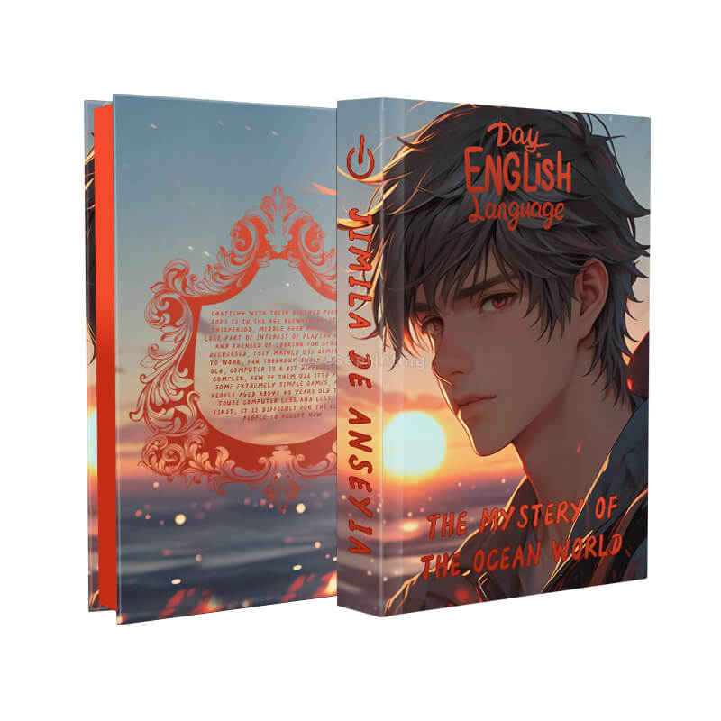 Foil Stamping Special Edition Hardback Book with Sprayed Edges