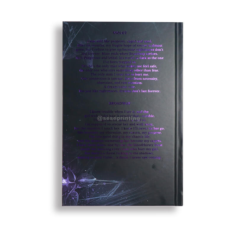 Special Edition Book Printing Sprayed/Stencil Edges on a Hardcover