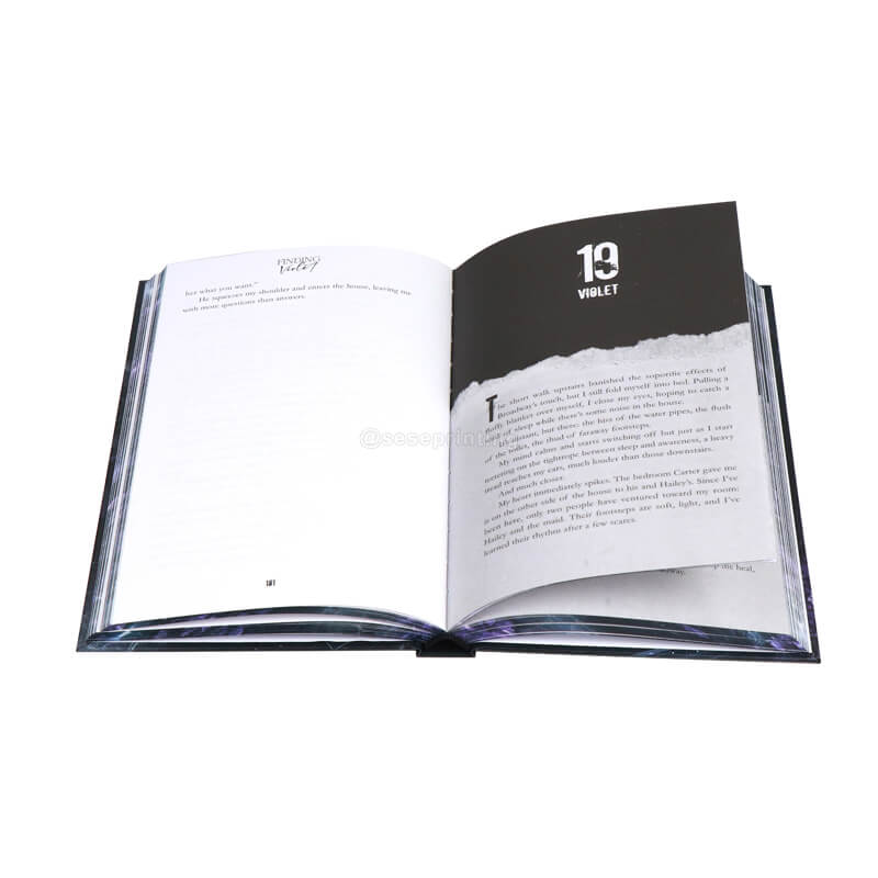 Special Edition Book Printing Sprayed/Stencil Edges on a Hardcover