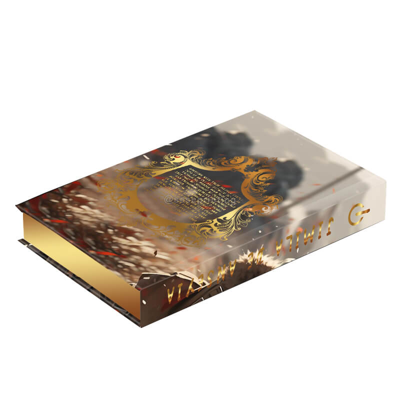 Printed Hardback Book with Gold Foil Stamping and Gilded Sprayed Edges