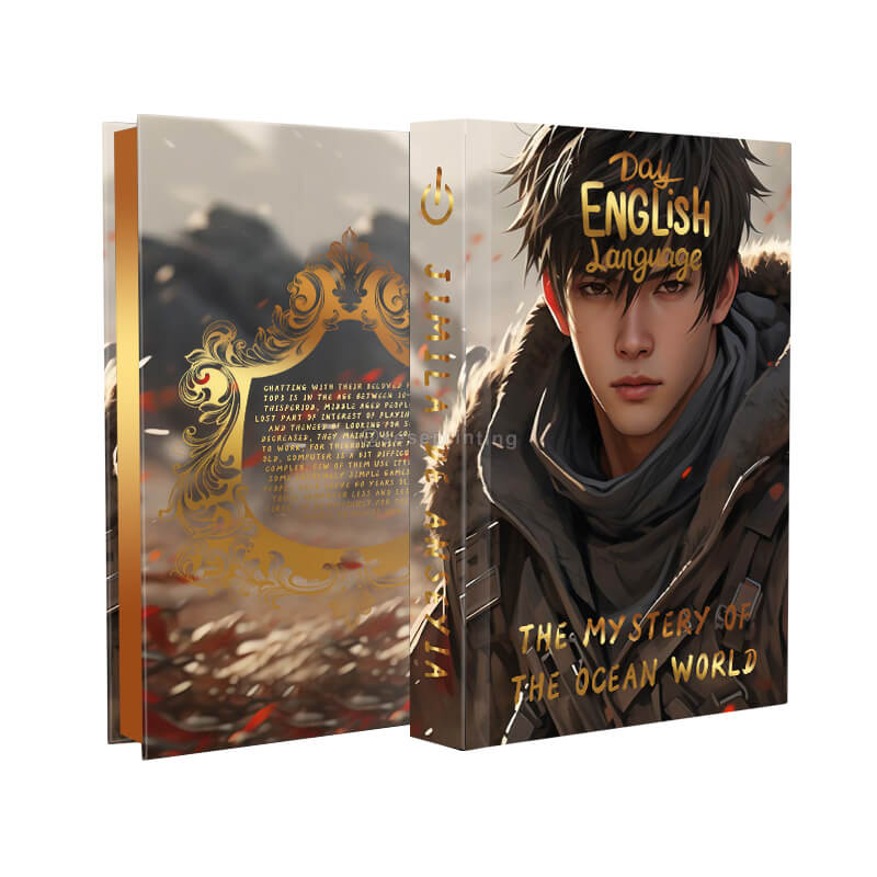 Printed Hardback Book with Gold Foil Stamping and Gilded Sprayed Edges