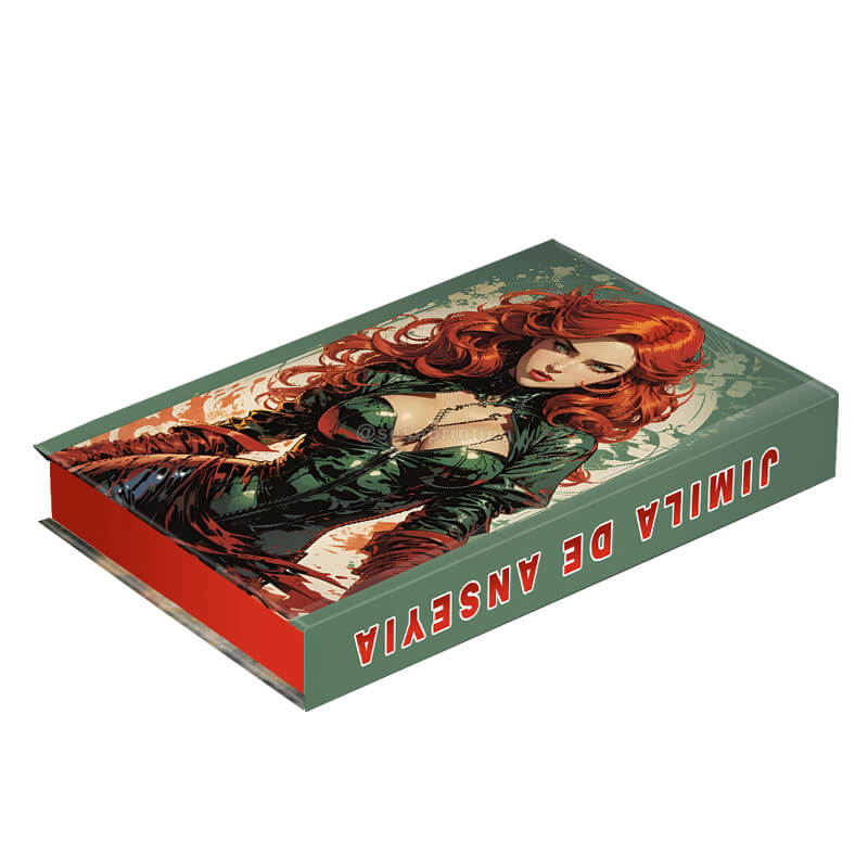 Special Edition Fiction Book Printing with Red Sprayed/Stenciled Edges