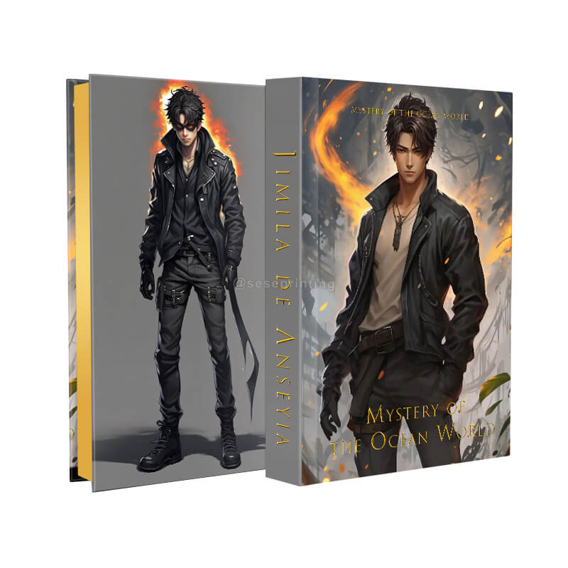 Hardcover Sprayed Edges Special Edition Book with Gold Foil on Cover