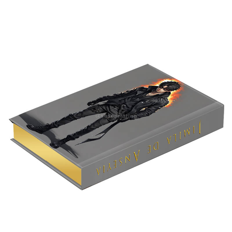 Hardcover Sprayed Edges Special Edition Book with Gold Foil on Cover
