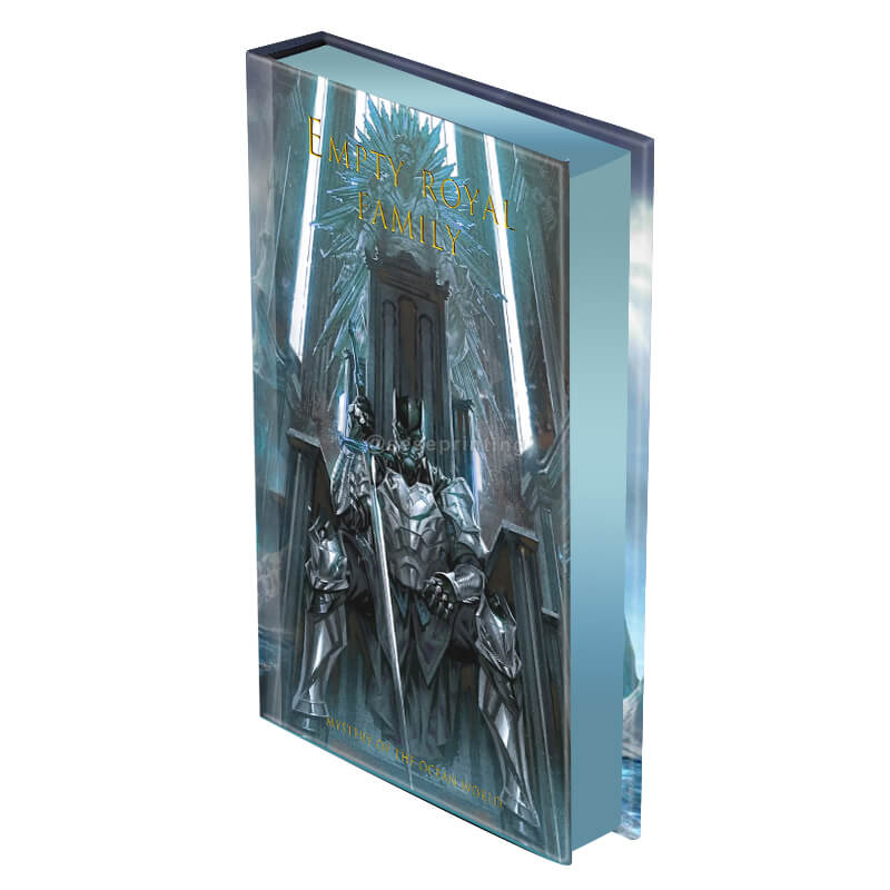 Custom Hardcover Sprayed Edges Novel Book Printing with Gold Foil on Cover