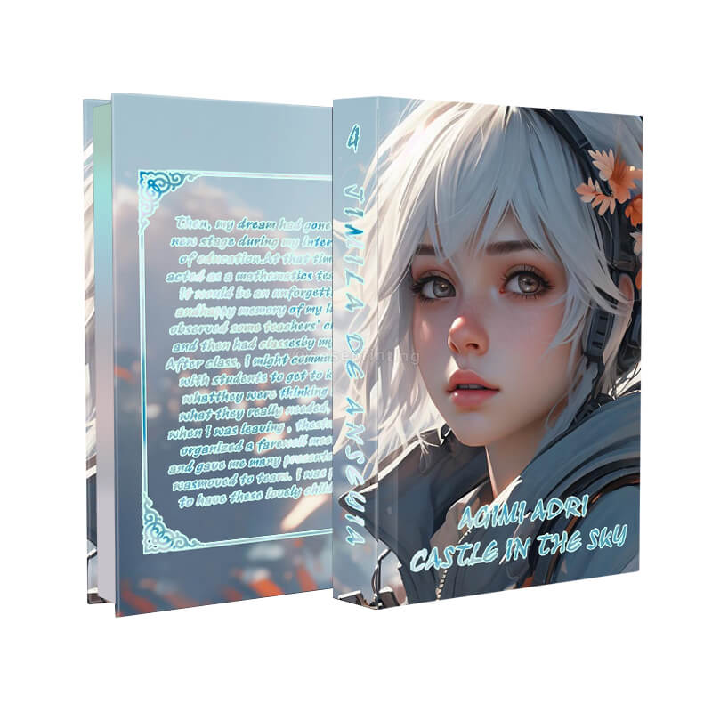 Self Publish Your Hardcover Books with Foil on Cover and Sprayed Edges