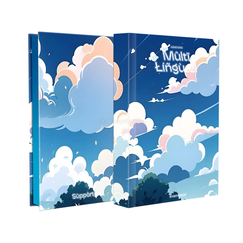 Hardcover Sprayed Edges Book Printing Special Edition Fiction Novel
