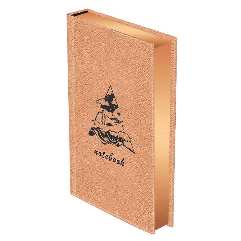Printing Hardcover Leather Bound Journal Notebooks with Gold Edges