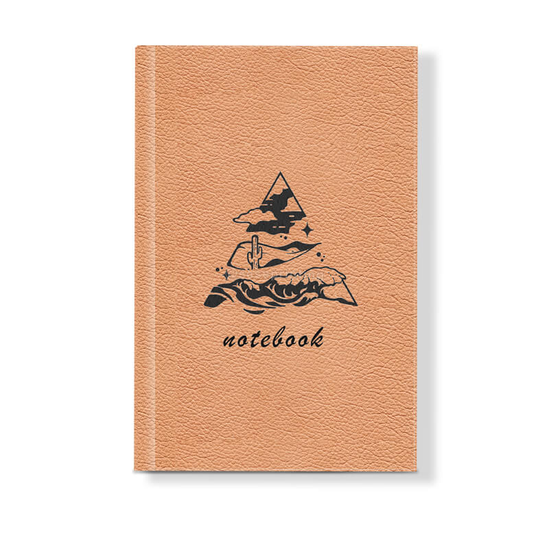Printing Hardcover Leather Bound Journal Notebooks with Gold Edges