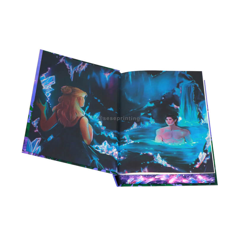 Published Special Edition Book with Sprayed Edge and Color End Pages