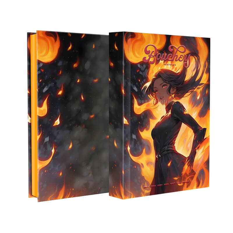 Custom Hardback Books Printing with Foil on Cover and Sprayed Edges