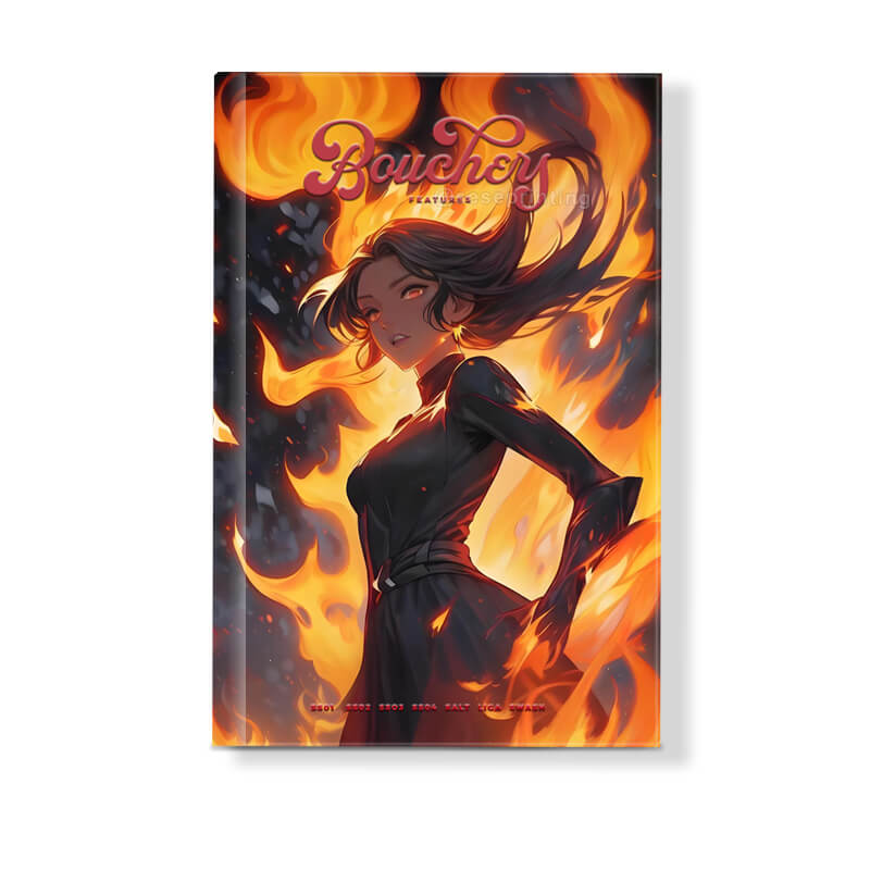 Custom Hardback Books Printing with Foil on Cover and Sprayed Edges