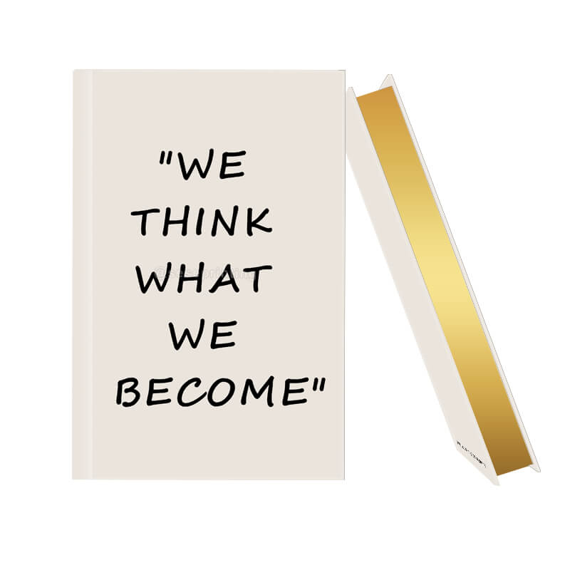 Custom A5 Mindfulness Planner Printing with Gold Sprayed Edges